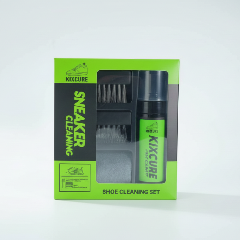 Enhanced KIXCURE Shoe Cleaning Set - Crystal Clear