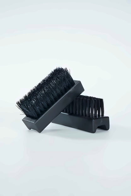 KIXCURE dual brush set, hard and soft sneaker cleaning brushes