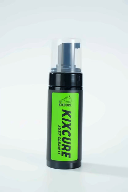 KIXCURE sneaker cleaning foam bottle, Just Clean It